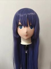 ☆即納 ハーフマスク 眼球付き カツラ付き NO.157 ドール ヘッド