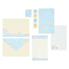 【人気商品】サンリオ(SANRIO) サンリオ文具時間 シナモロール シナモン Cinnamoroll レターセット 便せん8枚入り 封筒付き 封かんシール付き 341070