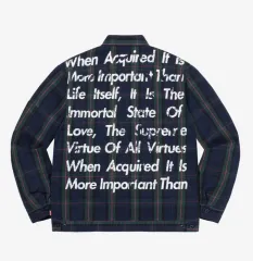 ☆希少サイズ‼️好配色☆ギャルソン×シュプリーム チェック ワーク