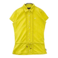 サイズ：L CALLAWAY キャロウェイ  半袖ポロシャツ チュニック  イエロー系 [240101478370] ゴルフウェア レディース ストスト