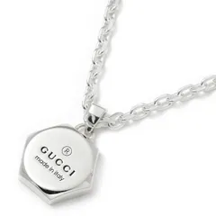 新品 グッチ GUCCI ネックレス トレードマーク シルバー