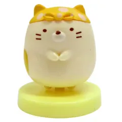 【中古】食玩 トレーディングフィギュア ねこ(温泉) 「チョコエッグ すみっコぐらし3」