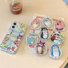mofusand iPhone16ケース サンリオ リング付き MagSafe対応 モフサンド iphoneケース スマホケース 可愛い iphone15ケース iphone14ケース 