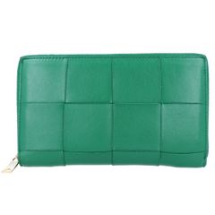 現行！極美品✨ボッテガヴェネタ 長財布 カセット レザー 水色