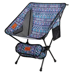 特価　キャンプ 椅子 チェア コンパクト 折りたたみ アウトドア 超軽量 Lence 収納バッグ ハイキング Moon 耐荷重150kg