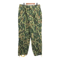 UNKNOWN ハンティング パンツ ダブルニー ミリタリー フローラ迷彩 マルチカラー (メンズ  L相当) 中古 古着 Q1335