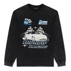 Ripndip Ripnrace L/S T-Shirt Black Wash M Tシャツ 送料無料