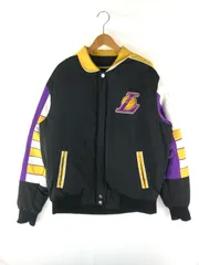90s NBA LAKERS ロサンゼルス レイカーズ 中綿ジャケット XL 古着 90年代 スターター Starter NBA LOS ANGELES LAKERS