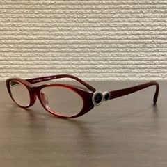 ★お盆期間限定価格★  シャネル CHANEL 3201-A サークル ココマーク フレーム 眼鏡 メガネ めがね ボルドー シルバー 黒 度入り B708/T16
