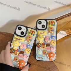 スマホケース　M&M's　透明　　iPhone対応　アイフォンケース　iPhone16pro/16promax/15/14/13/12/11　可愛いケース　海外限定　新品未使用