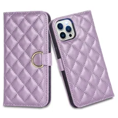 【特売】Ｈａｖａｙａ いphone13 pro max ケース iphone 13 pro max ケース iphone13promax ケース 手帳型 カード収納 リング チェック柄 レザー 耐衝撃 マグネット(アイフォン13プロマックス/あいふぉん13Pr