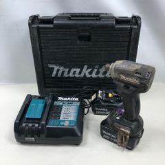 ◇◇MAKITA マキタ 電動工具 インパクトドライバ 充電器・充電池2個・ケース付 コードレス式 TD170D ブラック