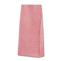 シモジマ HEIKO 紙袋 角底袋 ファンシーバッグ S5 ギンガムミニ 赤 100枚 幅180×マチ65×高350mm 003078600