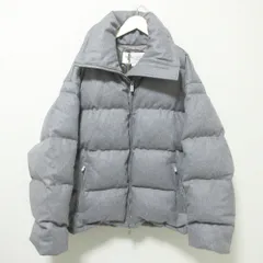 未使用 21AW MICHAEL KORS マイケルコース コレクション ウール カシミヤブレンド オーバーサイズ ダウンジャケット S グレー レディース 古着 中古 USED