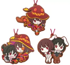 【中古】キーホルダー・マスコット(キャラクター) 全3種セット 「映画 この素晴らしい世界に祝福を!紅伝説 劇場版あそーと」 B賞