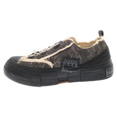 Yohji Yamamoto (요우지야마모토) × VESSEL C / TIGER CAMOUFLAGE PRINT LOW TOP SNEAKERS 위장 로우 톱 스니커 HD-E08-861 블랙 / 그레이