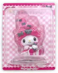 【中古】フィギュア おすわり マイメロディ 「Happyくじ My Melody ＆ Kuromi 50th＆20th Anniversaries」 A賞 フィギュア