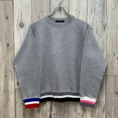 SOPHNET. ソフネット 短丈 ラインリブ スウェット トレーナー S