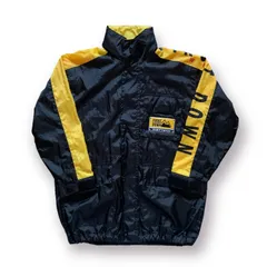 90s First Down WET TECH Sailing Jacket ファーストダウン セーリングジャケット イエロー ブラック サイズS(実寸L相当)