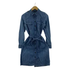 TOMMY HILFIGER トミーヒルフィガー   デニム シャツワンピース size4/ブルー