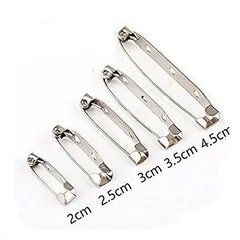 38MM HJ ブローチピン・ウラピン アクセサリーパーツ・金具 50個 (38MM)