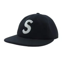 Supreme シュプリーム 17AW Wool S Logo 6-Panel Cap ウール Sロゴ 6パネル キャップ ブラック系【中古】