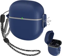 【在庫処分】QuietComfort QuietComfort Earbuds Earbuds Bose 2 Bose 用、TPU フルボディ耐衝撃アーマー保護カバー、新しい ケース、CONTEME ハードシェル、ストラップとキーチェーン付き 2022 II