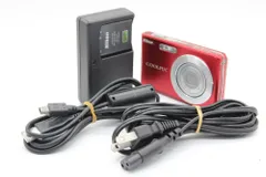 【返品保証】 ニコン Nikon Coolpix S200 レッド 3x バッテリー チャージャー付き コンパクトデジタルカメラ s6673のサムネイル