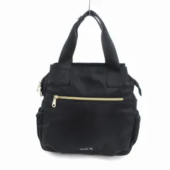 アーノルドパーマー Arnold Palmer 美品 ミニリュックサック デイパック ハンドバッグ 2WAY 黒 ブラック /UO ■GY99のサムネイル