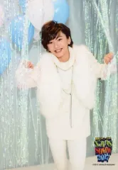 【中古】生写真(ジャニーズ) 関西ジャニーズJr./道枝駿佑/膝上・衣装白・両手でオーナメント掴む/「X’mas SHOW 2017」オリジナルフォト