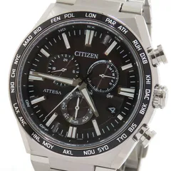 CITIZEN シチズン アテッサ アクトライン エコドライブ CB5966-69E ブラック文字盤 Ti チタン スーパーチタニウム ダイレクトフライト ACT Line 保証書付 腕時計 ソーラー 電波 メンズ 送料無料 241001024924
