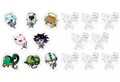 [중고] 잡화 총 8종 세트 [조조의 기묘한 모험 STAND×STAND 02]
