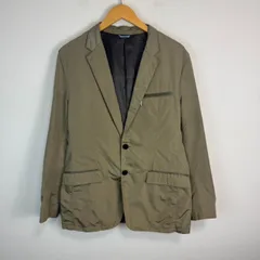 LANVIN en Bleu ランバンオンブルー テーラードジャケット メンズ カーキ アースカラー 古着 イタリア製