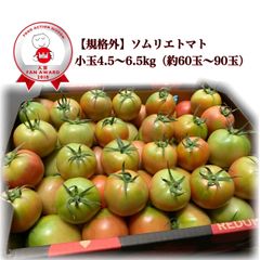 数量限定【規格外】ソムリエトマト　小玉　４.５〜６.５kg（約60玉〜90玉）