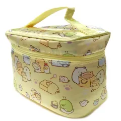 【中古】バッグ(キャラクター) イエロー ぽかぽかねこびより バニティポーチ 「すみっコぐらし」