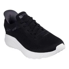 【送料無料】 スケッチャーズ メンズ スニーカー シューズ BOBS by Skechers Hands Free Slip-ins Bobs Sport Squad Chaos Solid Step Men's Shoes Black
