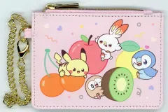 【中古】財布・パスケース ピンク フルーツシリーズ ポケピース コイン＆パスケース ピンク 「ポケットモンスター」