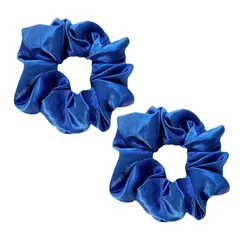 【2個セット】シュシュ ヘアアクセサリー 大腸ヘアバンド 女性用ヘアゴム 弾性ヘアタイ シルク光沢 立体感 おしゃれ 髪留め