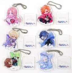 【中古】キーホルダー [単品] 集合 描きおろしちびキャラアクリルスタンドキーチェーン6個セット 「Switchソフト 冬園サクリフィス スペシャルステラセット」 同梱特典