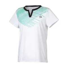 DUNLOP ダンロップ ゲームシャツ DAP-1521W テニス ウェア(レディース) (DAP1521W)、(WH)ホワイト