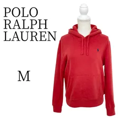 POLO RALPH LAUREN 赤 長袖 パーカー M