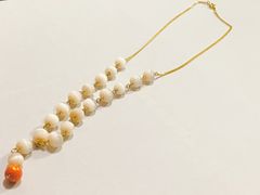 【年末SALE】水晶　チェーンネックレス　#N35
