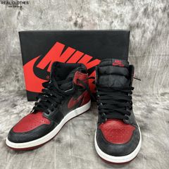 NIKE/ナイキ AIR JORDAN 1/エアジョーダン RETRO HIGH OG BRED BANNED 555088-001/28.0