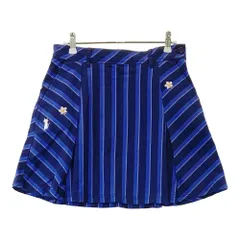 サイズ：9 LE COQ GOLF ルコックゴルフ  フレアスカート ストライプ ネイビー系 [240101449683] ゴルフウェア レディース ストスト
