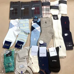★ 新品未使用 ブランド  ソックス 靴下 17足 まとめ商品 バーバリー 6足 ラルフローレン 6足 ボールスミス 2足 その他 レディース 現状品 0.70kg