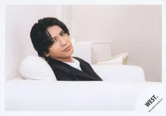 【中古】生写真(STARTO) WEST./藤井流星/横型・バストアップ/シングル「絶体絶命 / Beautiful / AS ONE」MV＆ジャケ写オフショット/公式生写真