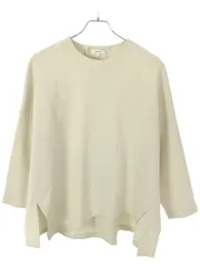 ENFOLD エンフォルド 19SS ダブルクロススクエアBOXプルオーバー アイボリー 36 300CS230-0470