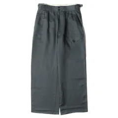 MACKINTOSH PHILOSOPHY マッキントッシュ フィロソフィー パンツ サイドアジャスターベルト ツータック リネン ワイド スラックスパンツ ボトムス フロント フラップ ポケット グレー 5 日本製 ブランド カジュアル 着回しのサムネイル