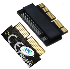 【即日発送】M.2 NGFF nVME SSDアダプターカード MacBook Air(2013-2016年)およびMacBook Sintech PRO(2013-2015年後期)用 (ブラック) (2013a（アダプターのみ）)