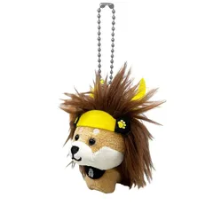 [LamPlanning] 【Series-10】旅するマメしば キーホルダー マスコット ボールチェーン バックチャーム かわいい ふわふわ 犬 柴犬 豆柴 癒し (石田三成) 1